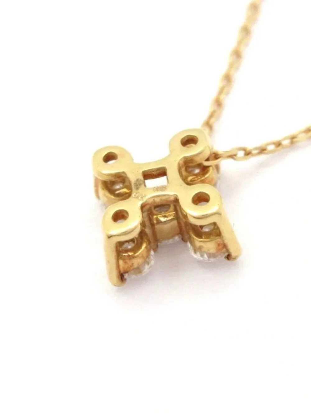 STAR JEWELRY 18K Yellow Gold Diamond Necklace